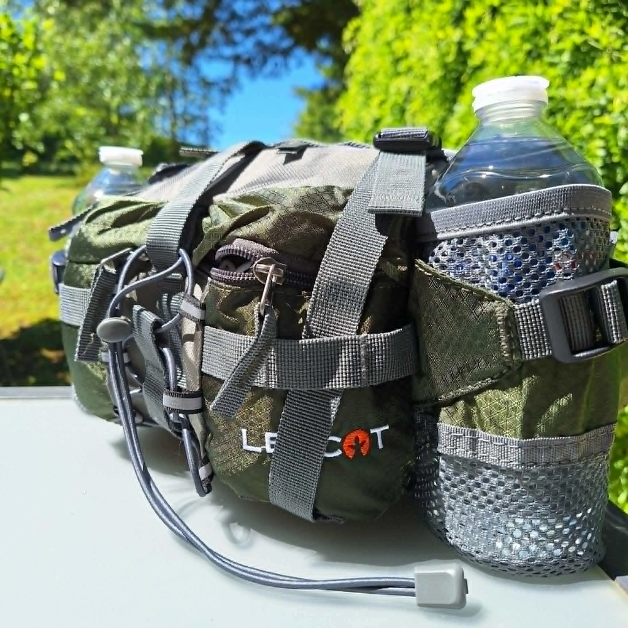 Mochila Outdoor Rando Confort Plus — costas acolchoadas, vários bolsos, verde escuro – photo 7